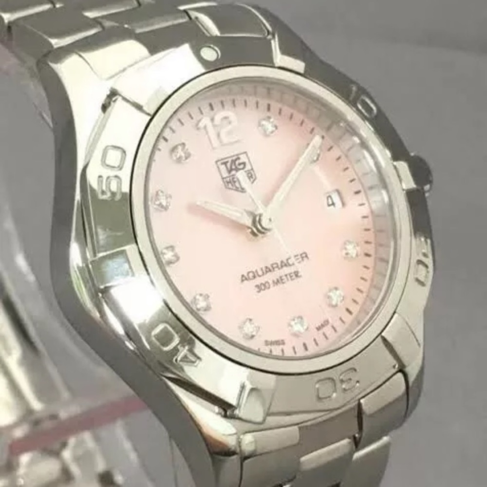 Tag Heuer Ladies Diamond 300m Aquaracer Watch.